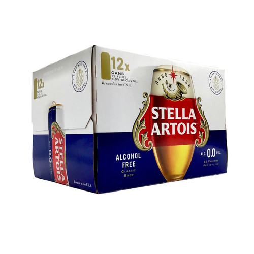 STELLA ARTOIS NO-ALCOHOL 12pk 12oz. Cans