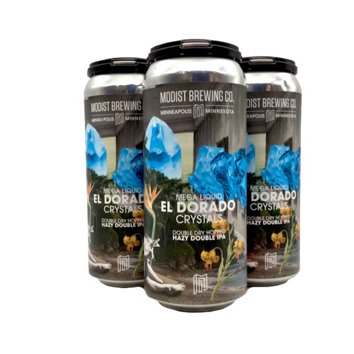 MODIST MEGA LIQUID EL DORADO CRYSTALS 4pk 16oz. Cans