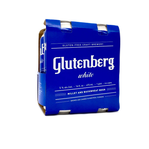 GLUTENBERG WHITE 4pk 16oz. Cans