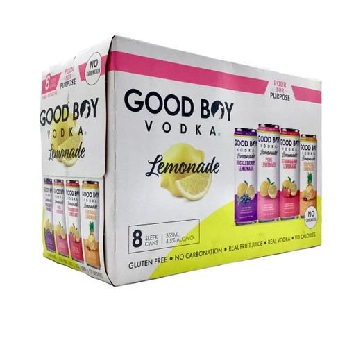 GOOD BOY LEMONADE VARIETY 8pk 12oz. Cans