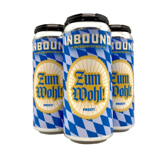 INBOUND ZUM WOHL OKTOBERFESTBIER 4pk 16oz. Cans