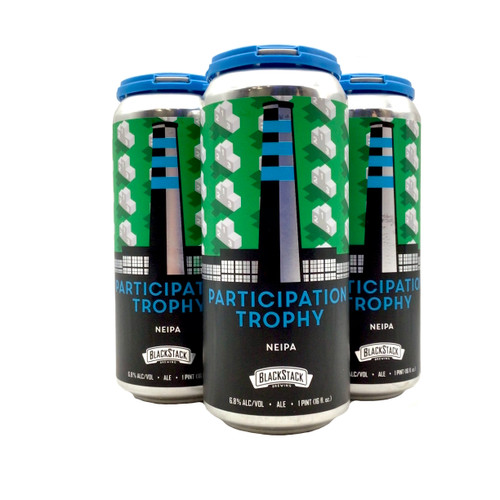 BLACKSTACK PARTICIPATION TROPHY NEW ENGLAND IPA 4pk 16oz. Cans