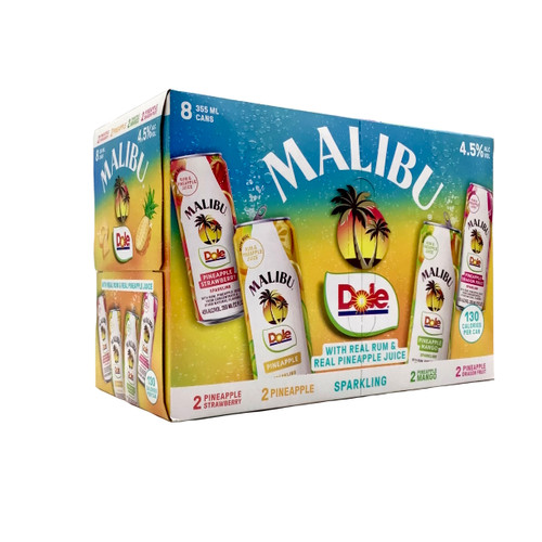 MALIBU DOLE VARIETY 8pk 12oz. Cans