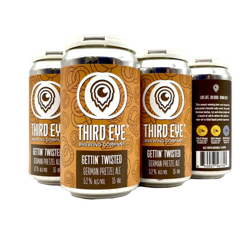 THIRD EYE GETTIN' TWISTED GERMAN PRETZEL ALE 6pk 12oz. Cans