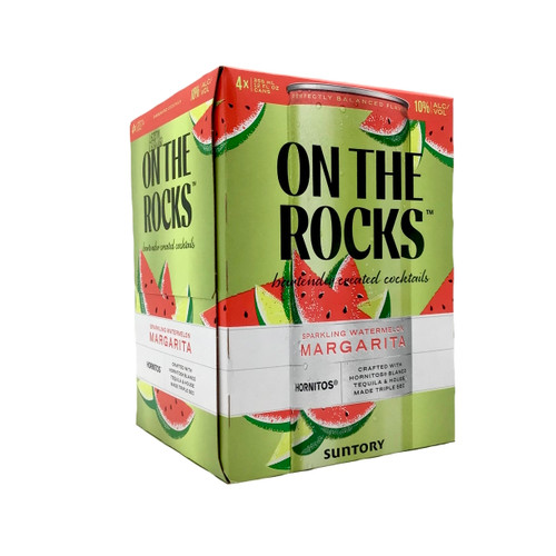 ON THE ROCKS SPARKLING WATERMELON MARGARITA 4pk 12oz. Cans
