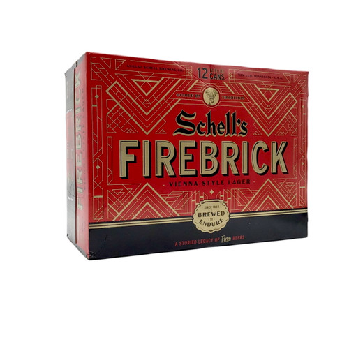 SCHELLS FIREBRICK 12pk 12oz. Cans