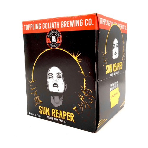 TOPPLING GOLIATH SUN REAPER DOUBLE IPA 4pk 16oz. Cans