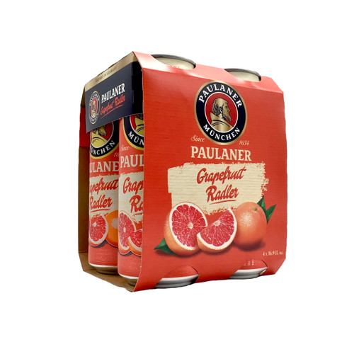 PAULANER GRAPEFRUIT RADLER 4pk 16oz. Cans