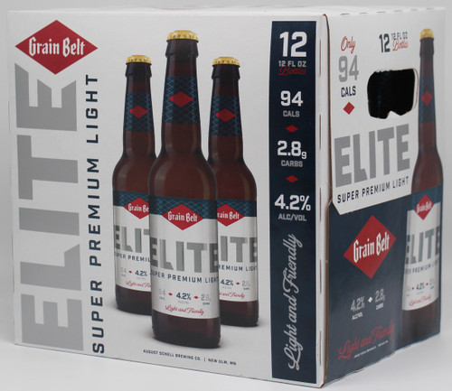 GRAIN BELT ELITE SUPER PREMIUM LIGHT 12pk 12oz. Bottles