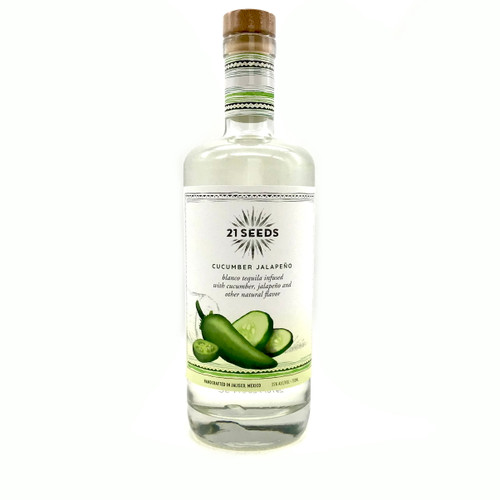 21 SEEDS CUCUMBER JALAPENO TEQUILA 750ml