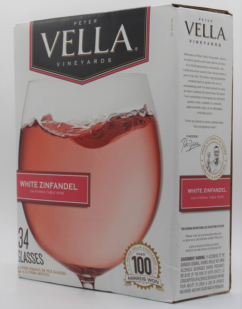 PETER VELLA WHITE ZINFANDEL 5L