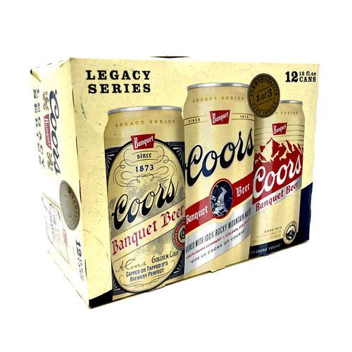 COORS BANQUET 12pk 12oz. Cans