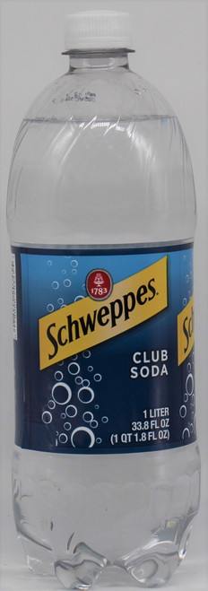 SCHWEPPES CLUB SODA 1L