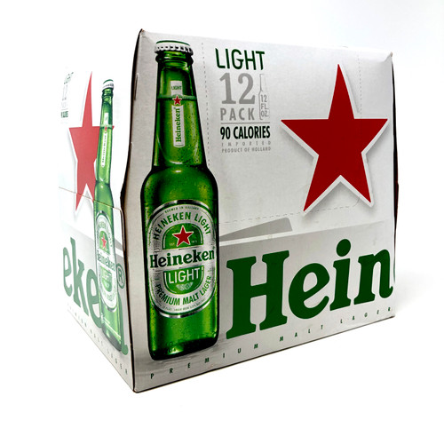 HEINEKEN LIGHT 12pk 12oz. Bottles
