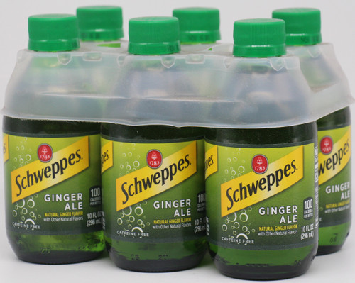 SCHWEPPES GINGER ALE 6pk 12oz. Bottles