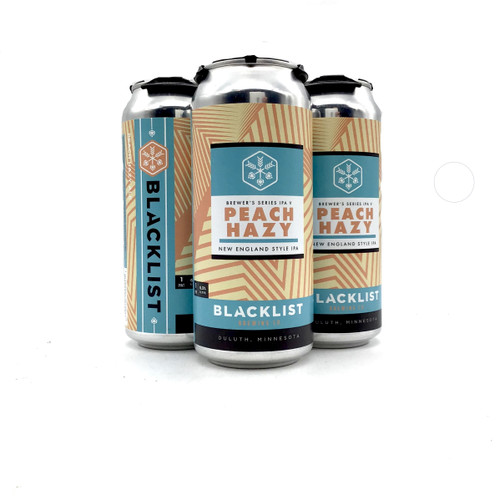 BLACKLIST PEACH HAZY 4pk 16oz. Cans