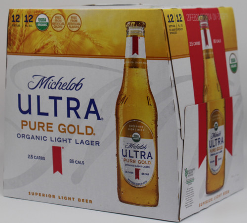 MICHELOB ULTRA PURE GOLD 12pk 12oz. Bottles