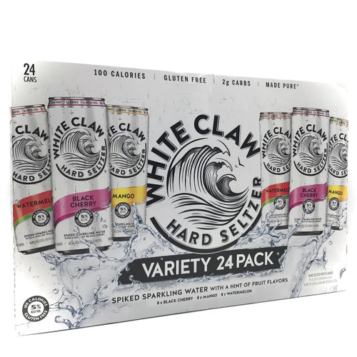 WHITE CLAW SAMPLER 24pk 12oz. Cans