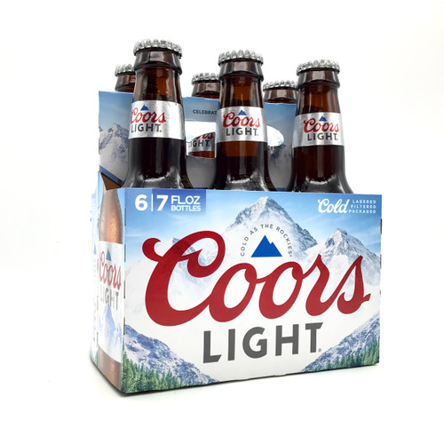 COORS LIGHT 6pk 7oz. Bottles