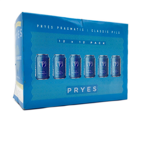 PRYES PRAGMATIC CLASSIC PILSNER 12pk 12oz. Cans