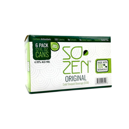 SO ZEN ORIGINAL COLD STEEPED BEVERAGE 6pk 12oz. Cans