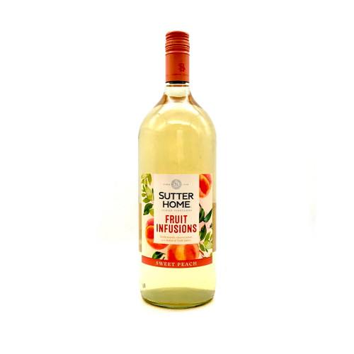SUTTER HOME FRUIT INFUSIONS SWEET PEACH 1.5L