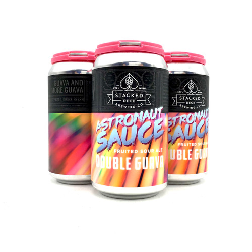 STACKED DECK ASTRONAUT SAUCE DOUBLE GUAVA 4pk 12oz. Cans