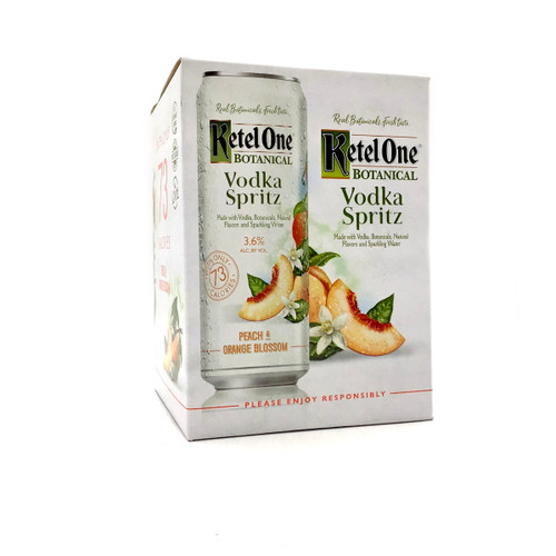 BUY KETEL ONE PEACH AND ORANGE BLOSSOM VODKA SPRITZ EACH Fridley Liquor