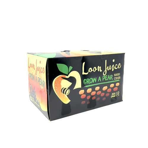 LOON JUICE GROW A PEAR 6pk 12oz. Cans