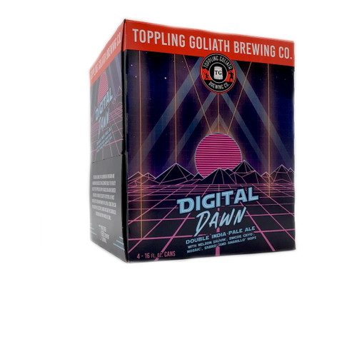 TOPPLING GOLIATH BREWING DIGITAL DAWN DOUBLE IPA 4pk 16oz. Cans