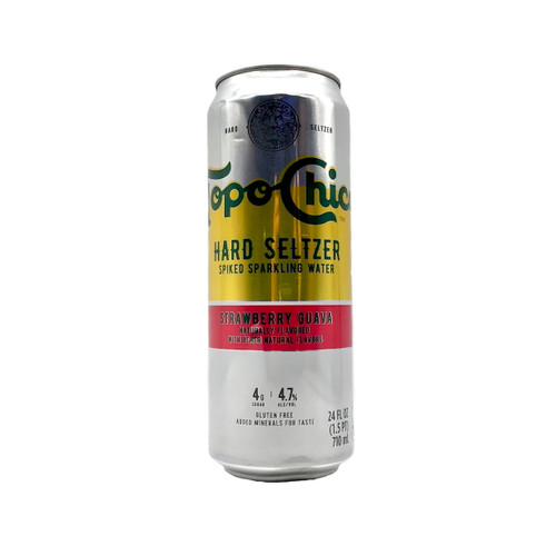 TOPO CHICO STRAWBERRY GUAV HARD SELTZER 24oz. Can