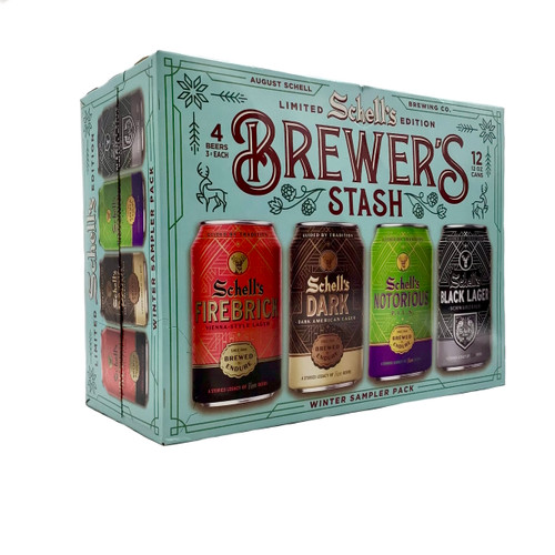 SCHELLS BREWER'S SAMPLER 12pk 12oz. Cans