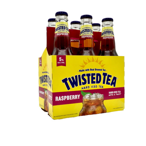 TWISTED TEA RASPBERRY 6pk 12oz. Bottles