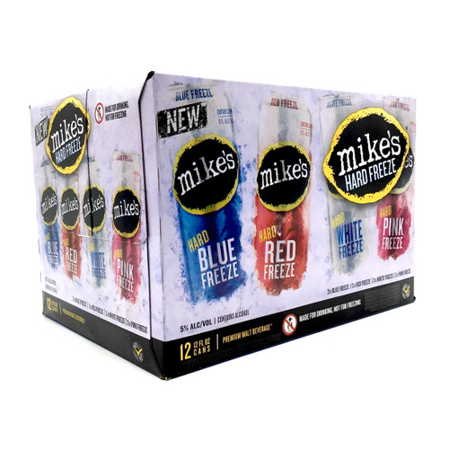 MIKES HARD FREEZE  VARIETY 12pk 12oz. Cans