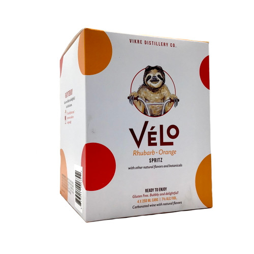 VIKRE VELO RHUBARB ORANGE SPRITZ 4pk 250ml Cans