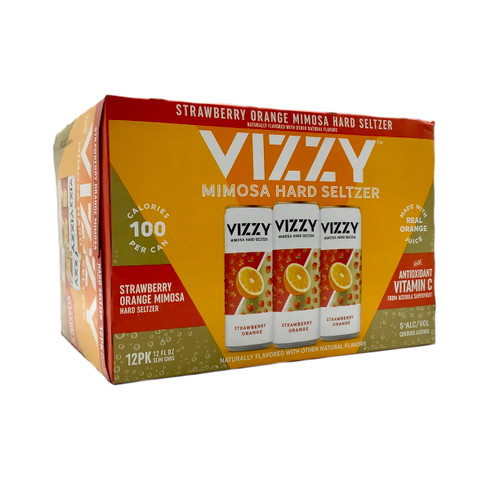 VIZZY STRAWBERRY ORANGE MIMOSA 12pk 12oz. Cans