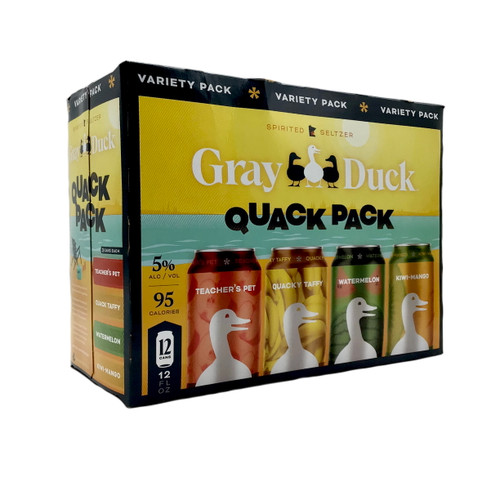 GRAY DUCK QUACK PACK VARIETY 12pk 12oz. Cans