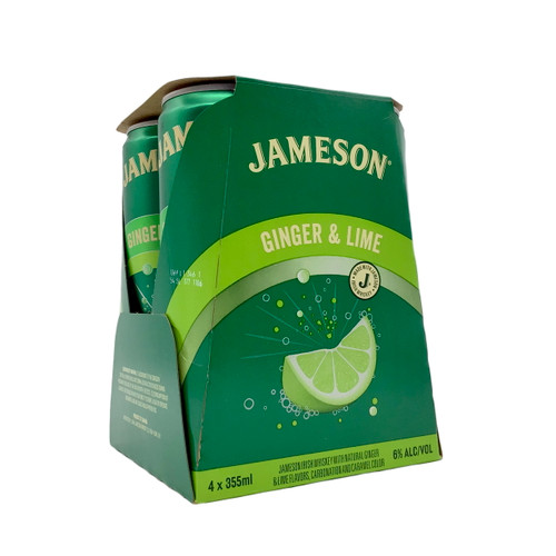 JAMESON GINGER & LIME 4pk 12oz. Cans