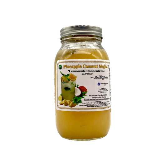 INFUSION GARDENS PINEAPPLE COCONUT MOJITO CONCENTRATE 750ml