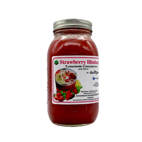 INFUSION GARDENS STRAWBERRY RHUBARB CONCENTRATE 750ml