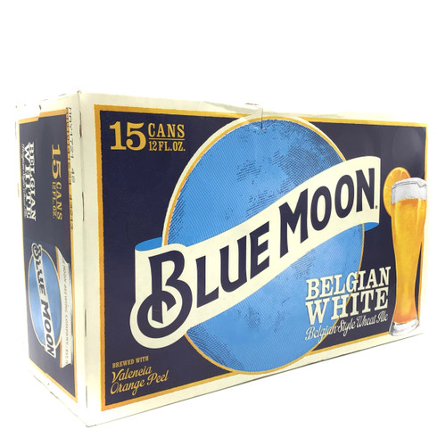 BLUE MOON BELGIAN WHITE 15pk 12oz. Cans