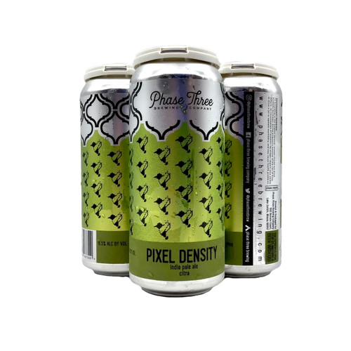 PHASE THREE PIXEL DENSITY INDIA PALE ALE 4pk 16oz. Cans