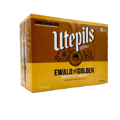 UTEPILS EWALD THE GOLDEN BAVARIAN STYLE HEFEWEIZEN 12pk 12oz. Cans