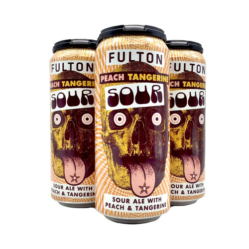 FULTON PEACK & TANGERINE SOUR ALE 4pk 16oz. Cans