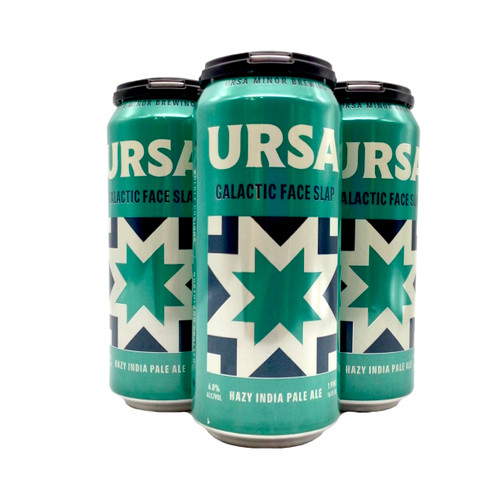 URSA MINOR BREWING GALACTIC FACE SLAP HAZY INDIA PALE ALE 4pk 16oz. Cans