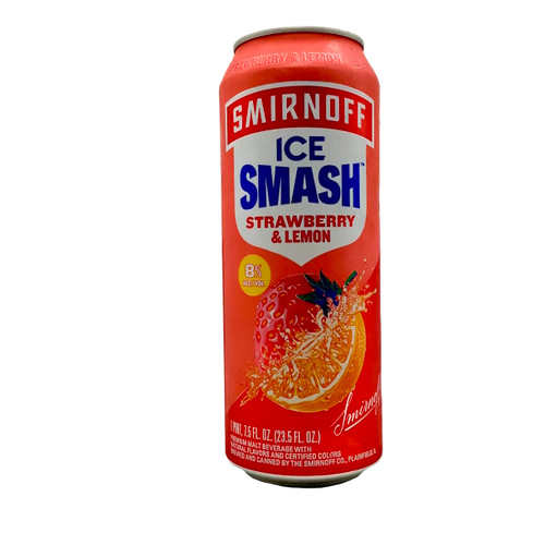 SMIRNOFF SMASH STRAWBERRY LEMON 24oz. Can