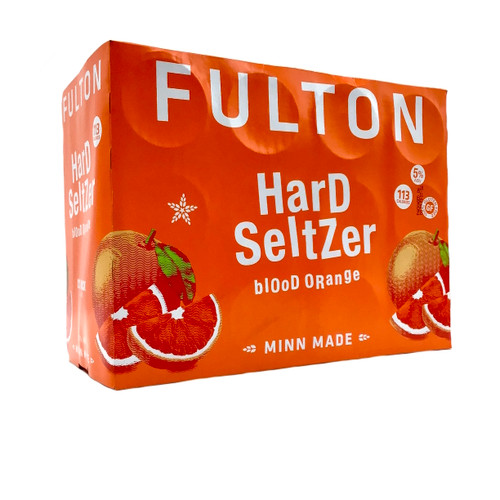 FULTON BLOOD ORANGE SELTZER 12pk 12oz. Cans