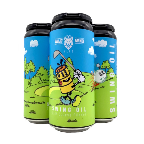 WILD MIND SWING OIL GOLF COURSE PILSNER 4pk 16oz. Cans