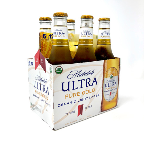 MICHELOB ULTRA PURE GOLD 6pk 12oz. Bottles