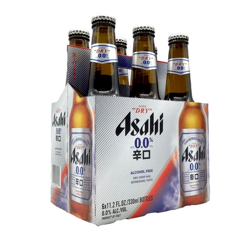 ASAHI NON-ALCOHOLIC 6pk 12oz. Bottles
